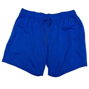 Athletic Works Men's 3XL (48-50) Blue Mesh Activewear Shorts Workout Gym